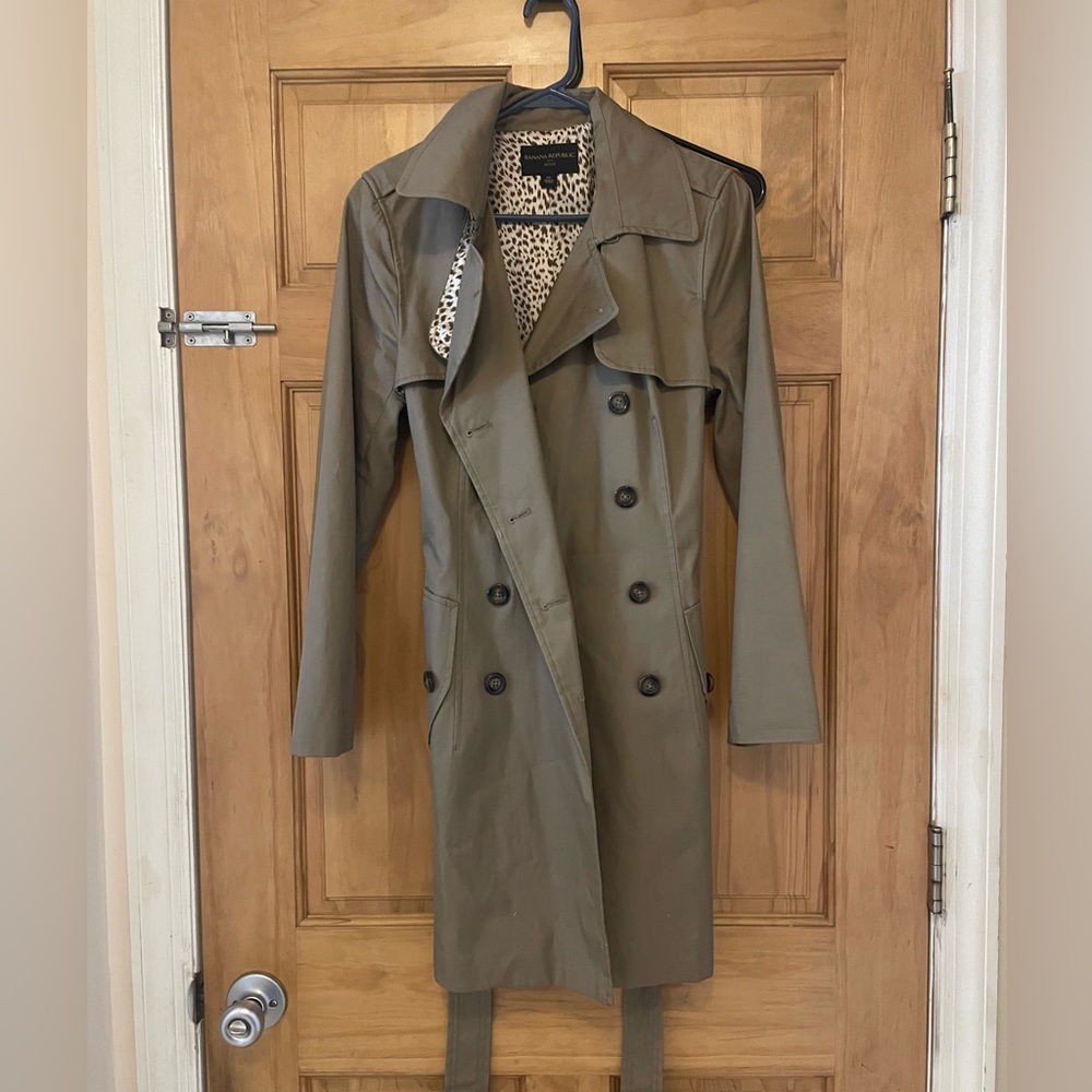 Banana Republic Cotton Trench Coat